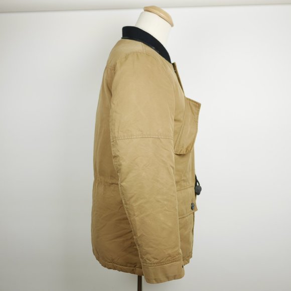 BANANA REPUBLIC Tan brown full zip coat insulated - Picture 8 of 12